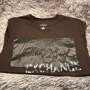 Armani V neck T-shirt